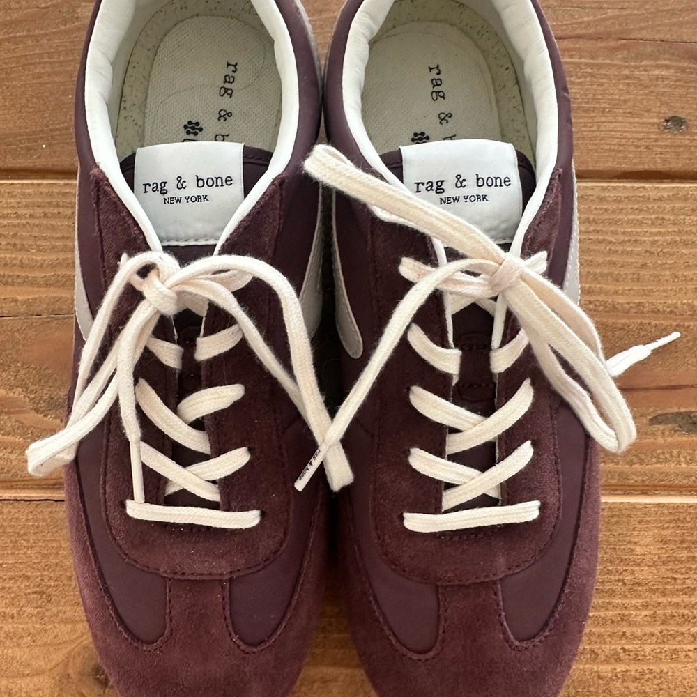 rag & bone Suede and Nylon Retro Runner Sneakers